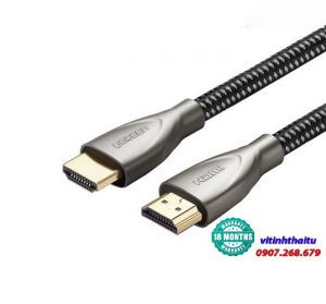 Cáp HDMI 2.0 Carbon 5m chuẩn 4K@60MHz Ugreen 50110
