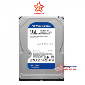 Ổ cứng Western Digital Blue 4TB WD40EZAX (3.5Inch/ 5400rpm/ 256MB/ SATA3)