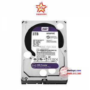 Ổ cứng HDD Western Digital WD 3TB 3.5" SATA 3 - WD30PURZ