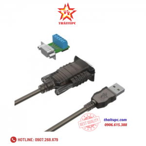 Cáp USB 2.0 sang RS422 RS485 DB9M 1.5m UNITEK Y-108301