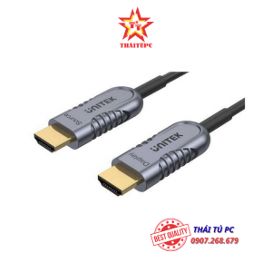 CÁP HDMI 2.1 DÀI 30M SỢI QUANG 8K C11031DGY (HỖ TRỢ PS5 4K @ 120HZ)