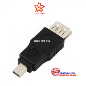 ĐẦU ĐỔI MINI USB -> USB OTG 2.0 UNITEK (Y-A 014)