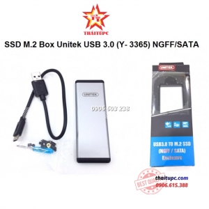 SSD BOX USB 3.0 -> M.2 NGFF/SATA UNITEK (Y-3365)