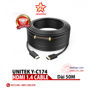Cáp HDMI Unitek chính hãng cao cấp (50m) (Y-C 174)