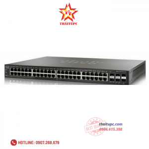 Cisco 48-port Gigabit Stackable Managed Switch - SG350X-48-K9