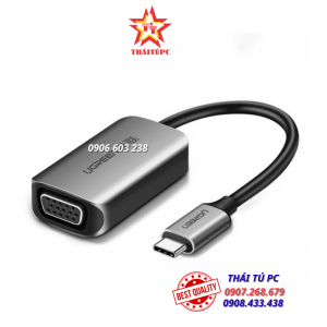 CÁP CHUYỂN ĐỔI USB TYPE-C SANG VGA VỎ NHÔM UGREEN 50316
