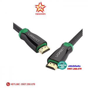 Cáp HDMI 10m Ugreen 10296 vỏ bọc kim loại cao cấp