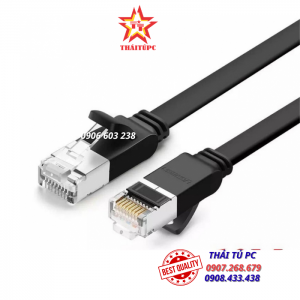 CÁP CAT6 PATCH CORD UTP 24AWG UGREEN 50189 DÀI 10M DẠNG DẸT