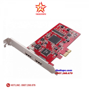 Card Ghi hình, Card Capture PCI-E HDMI 2 cổng (1 cổng vào, 1 cồng ra)
