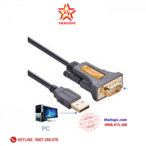 Cáp USB 2.0 to COM DB9 RS232 2mét UGREEN 20222 mạ vàng