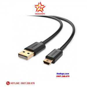 Cáp mini USB sang USB 2.0 dài 3m Ugreen 10386 chính hãng
