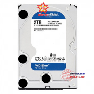 Ổ cứng HDD Western 2TB Blue WD20EZBX (7200rpm/256Mb) Chính Hãng