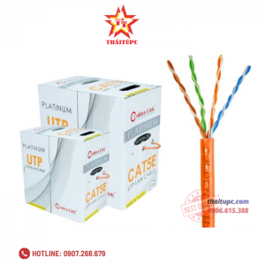 Cable Cat 5 - Golden Link (Cam , Trắng) 305m
