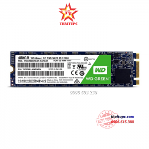 Ổ CỨNG SSD WD GREEN 480GB SATA III – M.2-2280 (WDS480G2G0B)