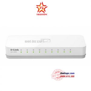 Switch D-Link DES 1008C 8-Port 10/100 Mbps (Vỏ Nhựa)