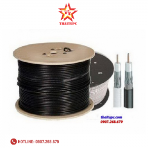 Cáp Camera Watashi RG6 WCP 069 - Cuộn 100M (đen)