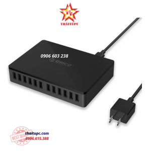 Sạc điện thoại USB 12 cổng 2.4A Orico DUB-12P