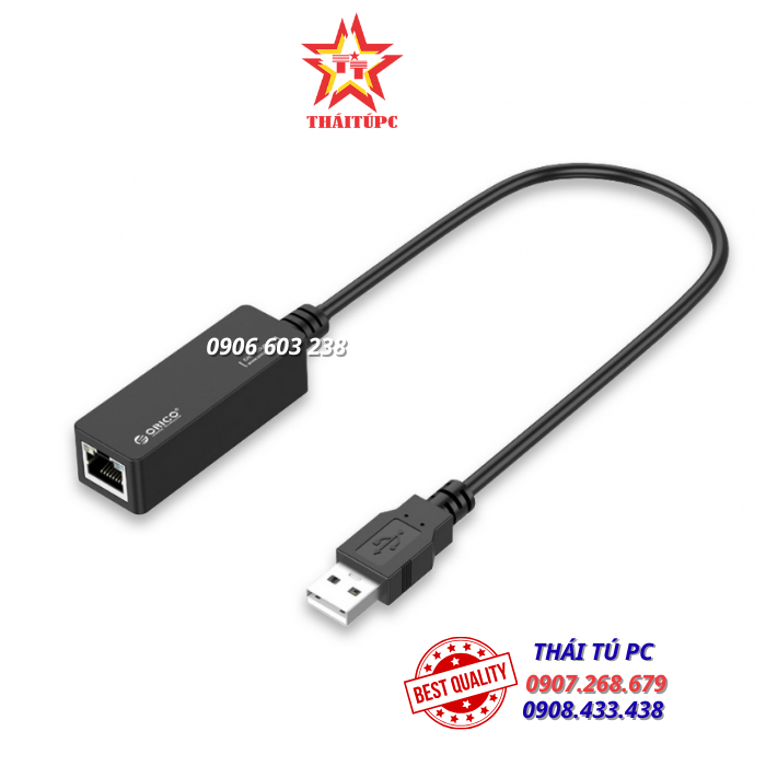 Bộ chuyển USB 2.0 to LAN Orico UTJ-U2 Bộ chuyển USB 2.0 to LAN Orico UTJ-U2