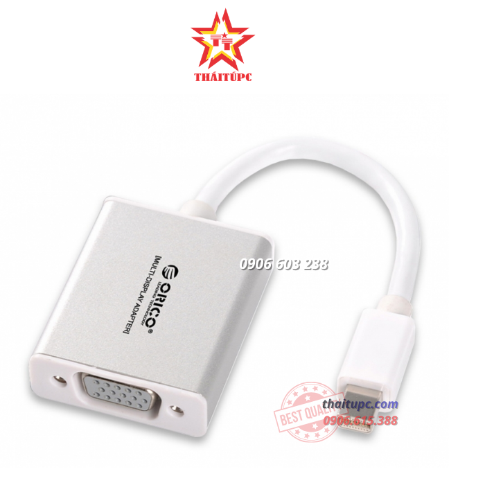 Đầu Chuyển Mini Display Port Sang VGA Orico DMP3V Đầu Chuyển Mini Display Port Sang VGA Orico DMP3V