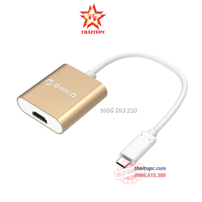 Đầu chuyển đổi Type C sang Cổng HDMI Orico RCH-GD Đầu chuyển đổi Type C sang Cổng HDMI Orico RCH-GD