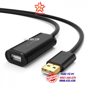 CÁP USB 2.0 NỐI DÀI 5M UGREEN 10319 CÓ CHÍP KHUẾCH ĐẠI
