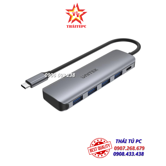 CÁP TYPE-C RA 4 USB 3.0 + PD 100W UNITEK H1107B CÁP TYPE-C RA 4 USB 3.0 + PD 100W UNITEK H1107B