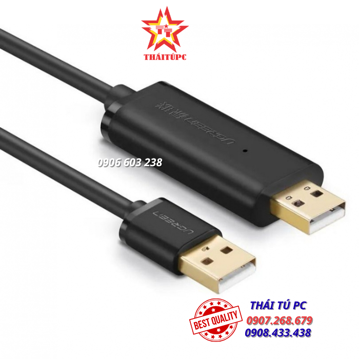 CÁP USB 2.0 DATA LINK DÀI 2M CHÍNH HÃNG UGREEN 20233 CÁP USB 2.0 DATA LINK DÀI 2M CHÍNH HÃNG UGREEN 20233