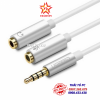 cap-chia-am-thanh-1-ra-2-mic-va-audio-ugreen-30618 - ảnh nhỏ  1