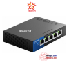 thiet-bi-mang-switch-linksys-5-port-business-desktop-gigabit-lgs105-10/100/1000mbps - ảnh nhỏ  1