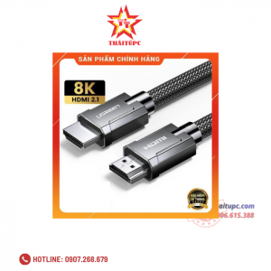 Cáp HDMI 2.1 Ugreen 70319 dài 1M độ phân giải 8K/60Hz Cao Cấp