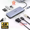 hub-usb-type-c-11-in-1-ugreen-70305-hdmi/displayport-4k60hz-vga-ho-tro-xuat-hinh-dong-loat-hdmi/-dp/-vga - ảnh nhỏ  1