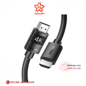 Cáp HDMI 2.1 dài 5M 8K@60Hz 48Gbps hỗ trợ HDR eARC Ugreen 40182