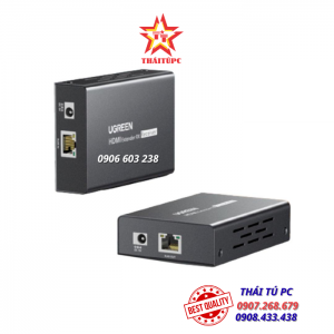 Bộ phát tín hiệu HDMI 200M qua cáp mạng RJ45 Cat5e/Cat6 Ugreen 80961 (Transmitter)