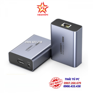 Bộ kéo dài tín hiệu HDMI 2.0 qua cáp mạng Lan 50m Ugreen 10938 hỗ trợ 4K2K