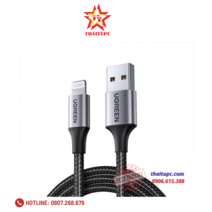 Cáp sạc USB Lightning chuẩn MFi Ugreen 60157 Dài 1.5m