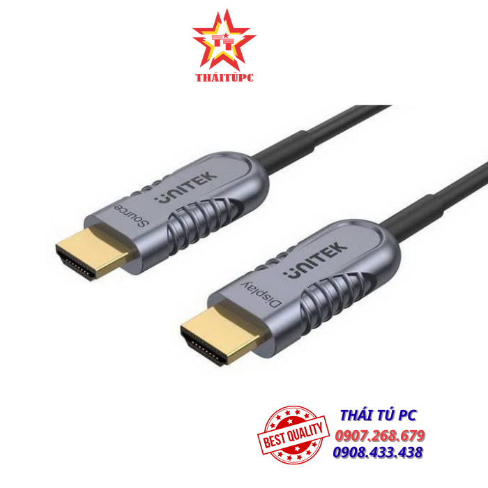 CÁP HDMI 2.1 DÀI 10M SỢI QUANG 8K C11028DGY (HỖ TRỢ PS5 4K @ 120HZ) CÁP HDMI 2.1 DÀI 10M SỢI QUANG 8K C11028DGY (HỖ TRỢ PS5 4K @ 120HZ)