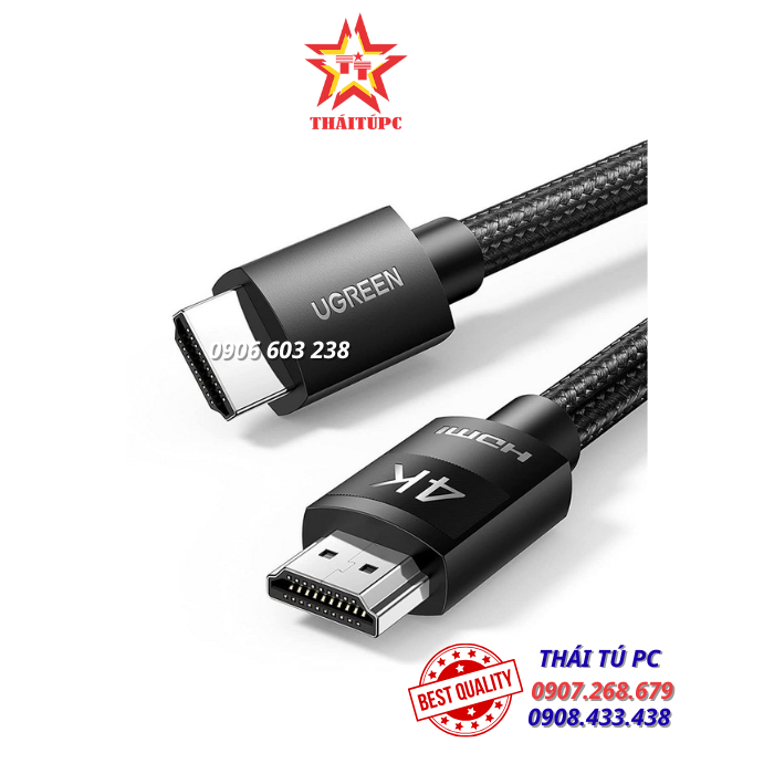CÁP HDMI DÀI 10M ĐỘ PHÂN GIẢI 4K@30HZ UGREEN 40104 CÁP HDMI DÀI 10M ĐỘ PHÂN GIẢI 4K@30HZ UGREEN 40104