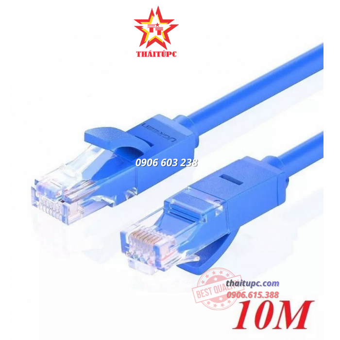 DÂY MẠNG 10M CAT 6 UTP NW102 UGREEN 11205 DÂY MẠNG 10M CAT 6 UTP NW102 UGREEN 11205