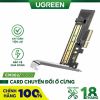 card-pcie-o-cung-m-2-sata-nvme-ugreen70503-ho-tro-m-key-2230/2242/2260/2280-toc-do-32gbps - ảnh nhỏ  1