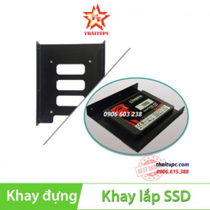 KHAY GẮN SSD CHO MÁY TÍNH BÀN PC (2.5 TO 3.5 BRACKET)