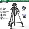 tripod-3-chan-cho-may-anh-dien-thoai-ugreen-15187-lp661-cao-55cm-175cm-xoay-360-do - ảnh nhỏ 11