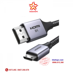 Cáp Mini HDMI to HDMI dài 2m hỗ trợ 8K Ugreen 15515