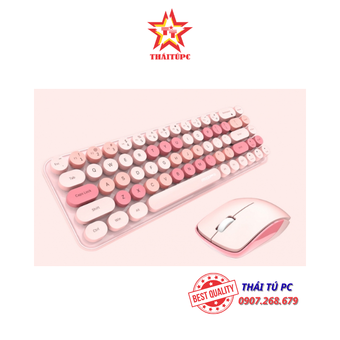 Bàn phím chuột không dây phối Nhiều Màu MOFII SMK676367AG Bàn phím chuột không dây phối Nhiều Màu MOFII SMK676367AG