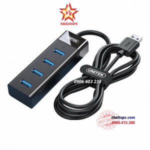 Hub Chia 4 USB 3.0 Cáp dài 1,2m - Unitek Y-3098BBK