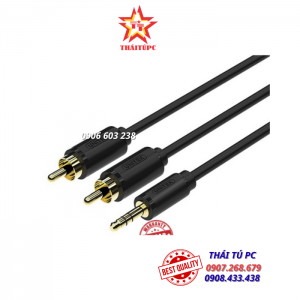 CÁP LOA 3.5MM -> 2 AV 1.5M UNITEK (Y-C 938BK)