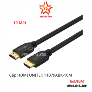 Cáp HDMI UNITEK 11079ABK-10M
