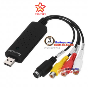 EASYCAP,Chuyển từ USB ra AV - Svideo,Lưu hình từ Camera USB DC 60