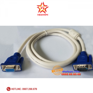 Cable Vga LCD KM Nối dài 5M (3+4) VFS 5 (Trắng Xanh)