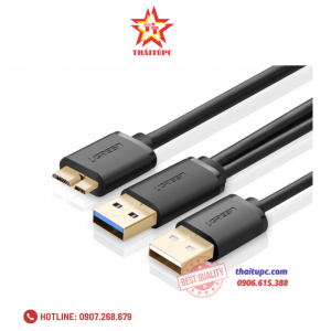 Cáp USB 3.0 3 đầu Ugreen 10899