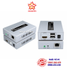 bo-khuech-dai-hdmi-qua-lan-150m-usb-kvm-dtech-dt-7054a - ảnh nhỏ  1